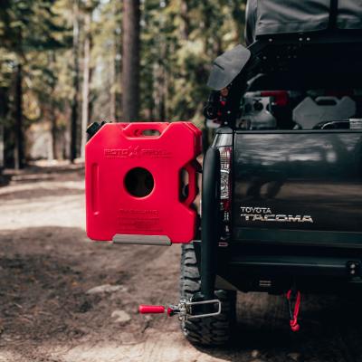 RotopaX Carrier for Dual Swing Out Rear Bumper with LOX T-Handle for 05-15 Toyota Tacoma All Pro Off Road