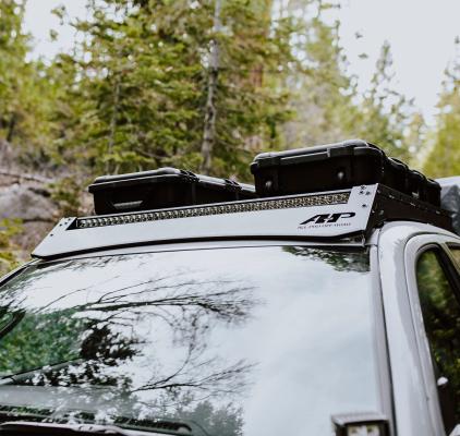 05-23 Toyota Tacoma Overland Roof Rack with 40 Inch Lightbar Cutout All Pro Off Road