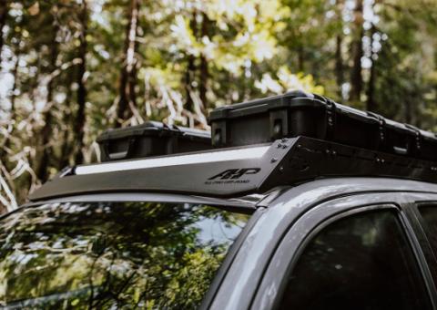 05-23 Toyota Tacoma Overland Roof Rack with 40 Inch Lightbar Cutout All Pro Off Road