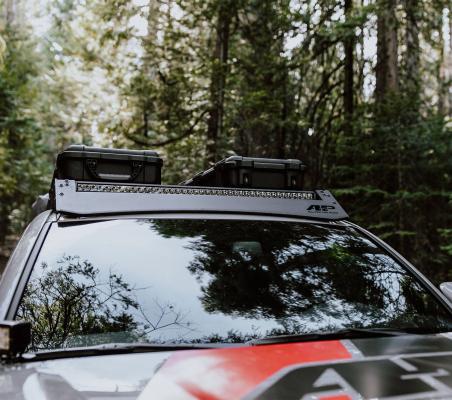 05-23 Toyota Tacoma Overland Roof Rack with 40 Inch Lightbar Cutout All Pro Off Road