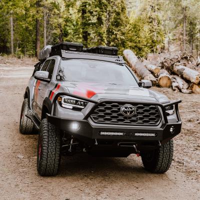 05-23 Toyota Tacoma Overland Roof Rack with 40 Inch Lightbar Cutout All Pro Off Road