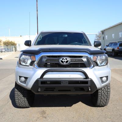 12-15 Toyota Tacoma Low Profile Front Bumper Black Powdercoat Center Hoop All Pro Off Road