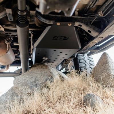 05-15 Toyota Tacoma Gas Tank Skid Plate Access Cab Short or Long Bed Black Powdercoat All Pro Off Road
