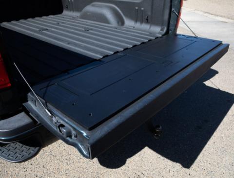15-19 GMC Sierra 2500 Overland Tailgate Table Smooth Surface Black All Pro Off Road