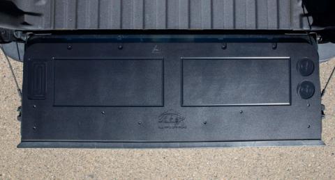 15-19 GMC Sierra 2500 Overland Tailgate Table Smooth Surface Black All Pro Off Road