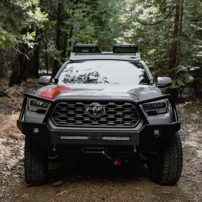 16-23 Toyota Tacoma APEXG3N Front Bumper Aluminum Black Powdercoat Full Hoop All Pro Off Road