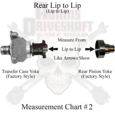 JK Rear 1310 Solid CV Driveshaft 2 Door Adams Driveshaft