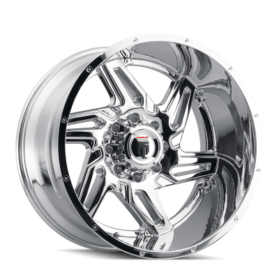 Spurs AT186 Chrome 22X12 5-150 -44MM 110.3MM Off Road Wheels American Truxx