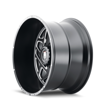 Cosmos AT1904 Satin Black Milled 20X12 5-127 -44MM 78.1MM Off Road Wheels American Truxx