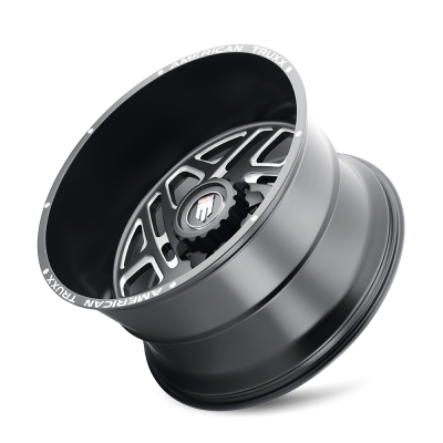 Cosmos AT1904 Satin Black Milled 20X12 5-127 -44MM 78.1MM Off Road Wheels American Truxx