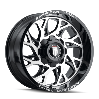 Destiny AT1913 Black Machined 20X9 5-127/5-139.7 0MM 87.1MM Off Road Wheels American Truxx
