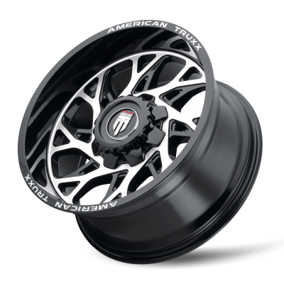 Destiny AT1913 Black Machined 20X9 5-127/5-139.7 0MM 87.1MM Off Road Wheels American Truxx