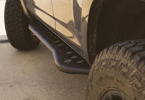 03-09 4Runner Step Edition Bolt On Rock Sliders No Kick Out No Filler Plate Bedliner Cali Raised LED