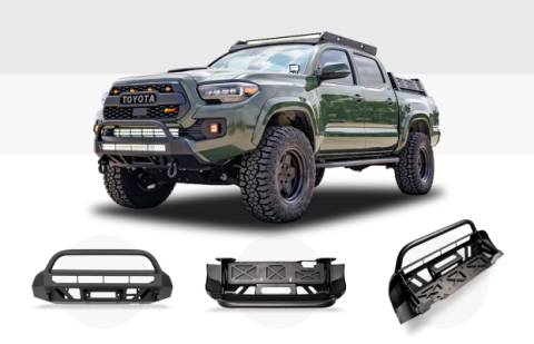 16-Up Tacoma Stealth Bumper No LED Bar No Switch No 2nd LED Bar No Winch No D-Ring Cali Raised LED