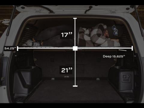 2010-2021 4Runner Interior Rear MOLLE Panel Single (Driver) Cali Raised LED
