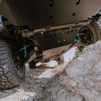 2014-Present 4Runner Front Skid Plate Steel/Powdercoat Cali Raised LED