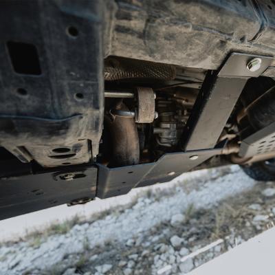 2014-Present 4Runner Transfer Skid Plate Steel/Raw Cali Raised LED