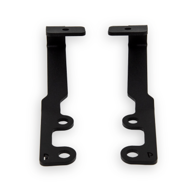 Low Profile Ditch Light Brackets Kit Fits 24-Present Toyota Tacoma/(2) 3X2 18W LED Pods/Toyota OEM Square Style Ditch Light Switch Cali Raised LED