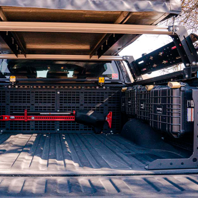 Overland Bed Rack For 24-Present Toyota Tacoma/Long Bed Tall Height Rack Cali Raised LED