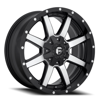 Aluminum Wheels 20X10 Maverick D537 5 On 114.3/5 On 127 Black Machined 78.1 Bore -24 Offset Fuel Off Road Wheels