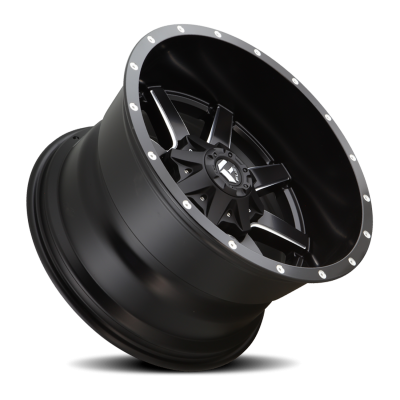 Aluminum Wheels 18X9 Maverick D538 5 On 114.3/5 On 127 Black/Milled 78.1 Bore 1 Offset Fuel Off Road Wheels