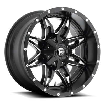 Aluminum Wheels 15X10 Lethal D567 5 On 114.3/5 On 120.7 Matte Black/Milled 72.6 Bore -43 Offset Fuel Off Road Wheels