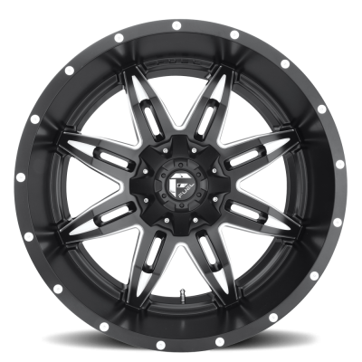 Aluminum Wheels 15X10 Lethal D567 5 On 114.3/5 On 120.7 Matte Black/Milled 72.6 Bore -43 Offset Fuel Off Road Wheels