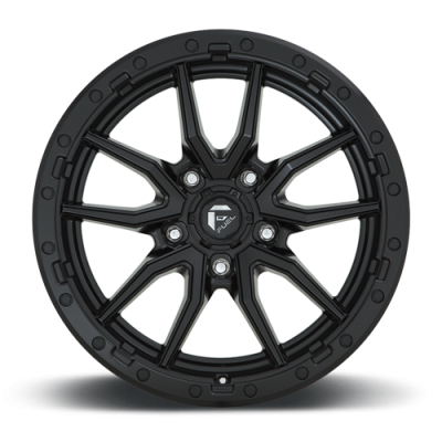 Aluminum Wheels 20X9 Rebel D679 5 On 127 Matte Black 71.5 Bore 1 Offset Fuel Off Road Wheels