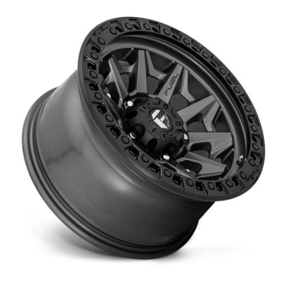 Aluminum Wheels 17X8.5 Covert D716 5 On 150 Matte Gunmetal Gray Black Bead Ring 110.1 Bore 14 Offset Multi Spoke Fuel Off Road Wheels