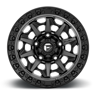 Aluminum Wheels 17X8.5 Covert D716 5 On 150 Matte Gunmetal Gray Black Bead Ring 110.1 Bore 14 Offset Multi Spoke Fuel Off Road Wheels