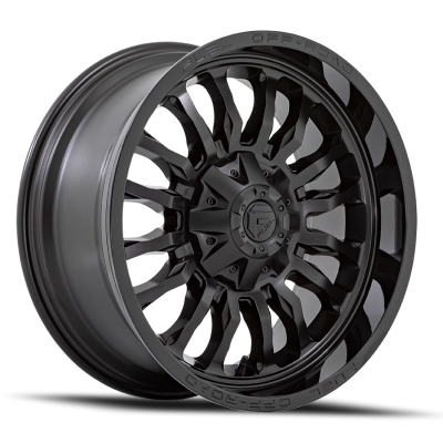 Aluminum Wheels 22X12 Arc D796 5 On 114.3/5 On 127 Matte Black W/ Gloss Black Lip 78.1 Bore -44 Offset Fuel Off Road Wheels
