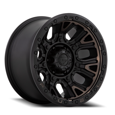 Aluminum Wheels 20X10 Traction D824 5 On 127 Matte Black Double Dark Tint 71.5 Bore -18 Offset Fuel Off Road Wheels