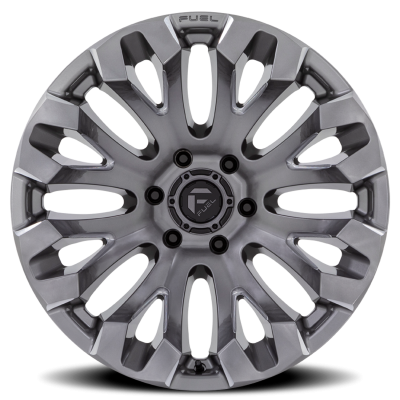 Aluminum Wheels 20X9 Quake D830 5 On 114.3 Platinum Gray 72.56 Bore 1 Offset Fuel Off Road Wheels