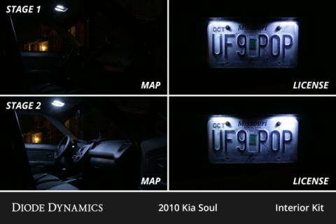 Interior LED Kit for 2014-2019 Kia Soul, Cool White Stage 1 Diode Dynamics