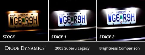 Interior LED Kit for 2005-2009 Subaru Legacy, Cool White Stage 1 Diode Dynamics