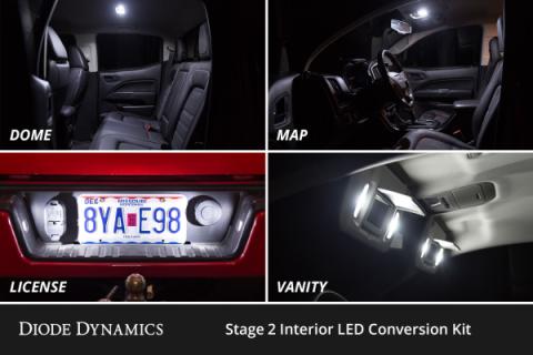 Interior LED Kit for 2007-2013 Chevrolet Silverado, Cool White Stage 1 Diode Dynamics