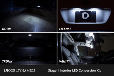 Interior LED Kit for 2007-2014 Chevrolet Suburban, Cool White Stage 2 Diode Dynamics