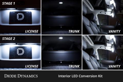 Interior LED Kit for 2011-2019 Ford Explorer, Cool White Stage 1 Diode Dynamics