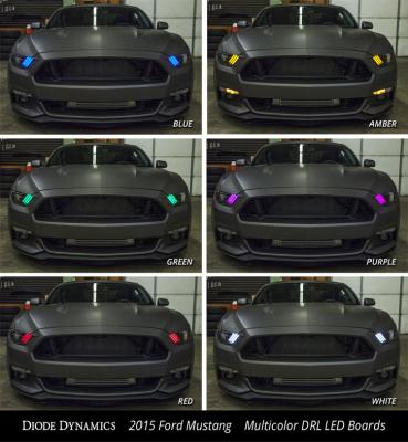 RGBW DRL LED Boards for 2015-2017 Ford Mustang
