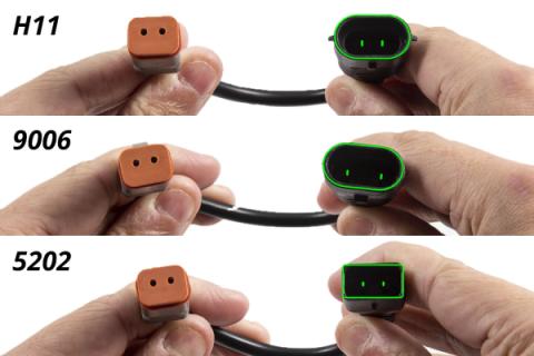 5202 DT 2-Pin Adapter Wires Pair Diode Dynamics