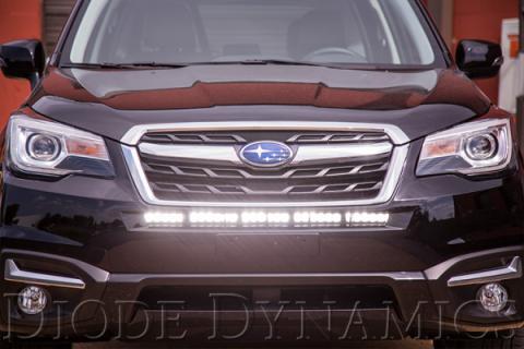 30 Inch LED Light Bar  Single Row Straight Amber Combo Each Stage Series Diode Dynamics