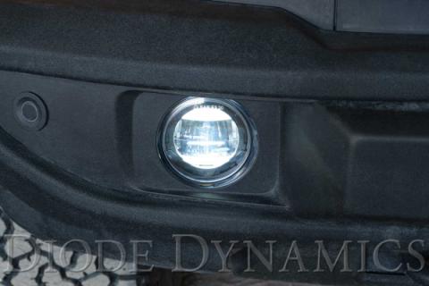 Elite Series Fog Lamps for 2007-2012 Nissan Sentra Pair Cool White 6000K Diode Dynamics