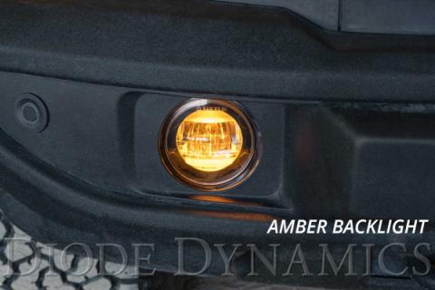 Elite Series Fog Lamps for 2007-2012 Nissan Sentra Pair Cool White 6000K Diode Dynamics