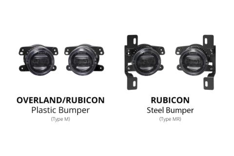 Elite Series Fog Lamps for 2020-2022 Jeep JT Gladiator Overland/Rubicon w/ Plastic Bumper Pair Cool White 6000K Diode Dynamics