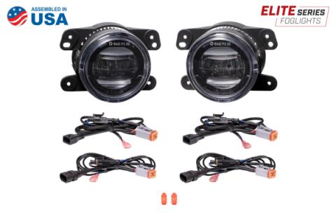 Elite Series Fog Lamps for 2005-2010 Chrysler 300 Pair Cool White 6000K Diode Dynamics
