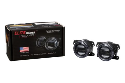 Elite Series Fog Lamps for 2005-2010 Chrysler 300 Pair Yellow 3000K Diode Dynamics