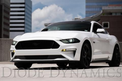 Elite Series Combination Fog Lamp for 18-21 Ford Mustang Cool White Pair Diode Dynamics