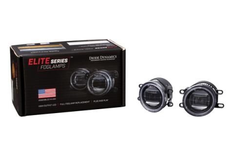 Elite Series Fog Lamps for 2014-2015 Lexus IS250 Pair Yellow 3000K Diode Dynamics