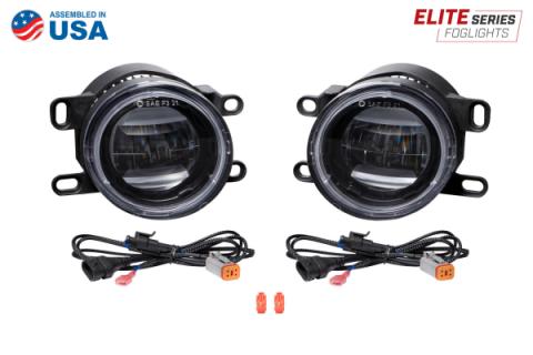 Elite Series Fog Lamps for 2011-2013 Lexus CT200h Pair Yellow 3000K Diode Dynamics
