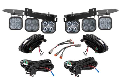 2017 Raptor Fog Base Bracket Pair Diode Dynamics